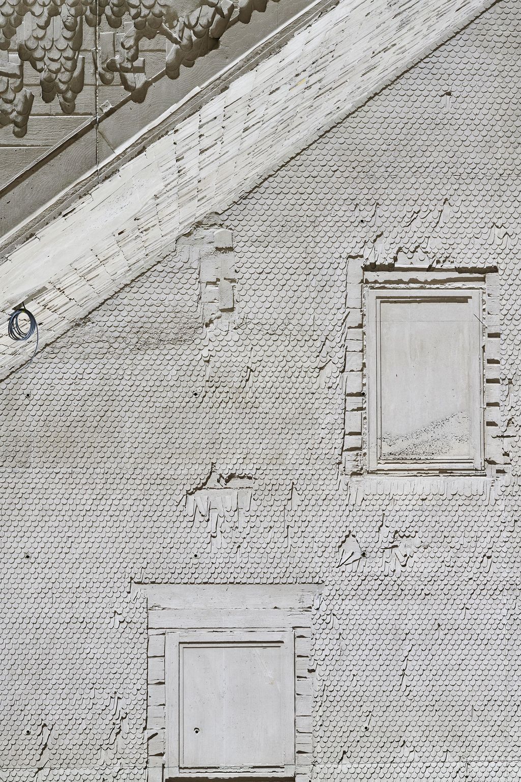 Detail des Abgusses der Fassade