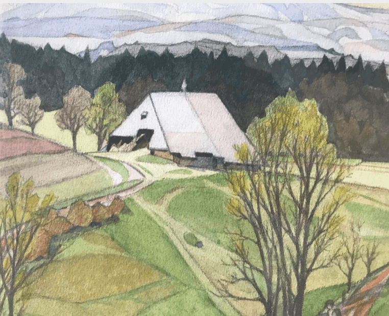 Rendering des Entwurfs von Arno Brandlhuber