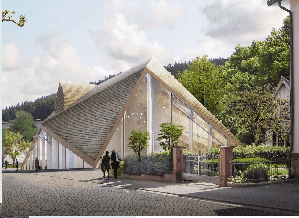 Rendering des Entwurfs von Arno Brandlhuber